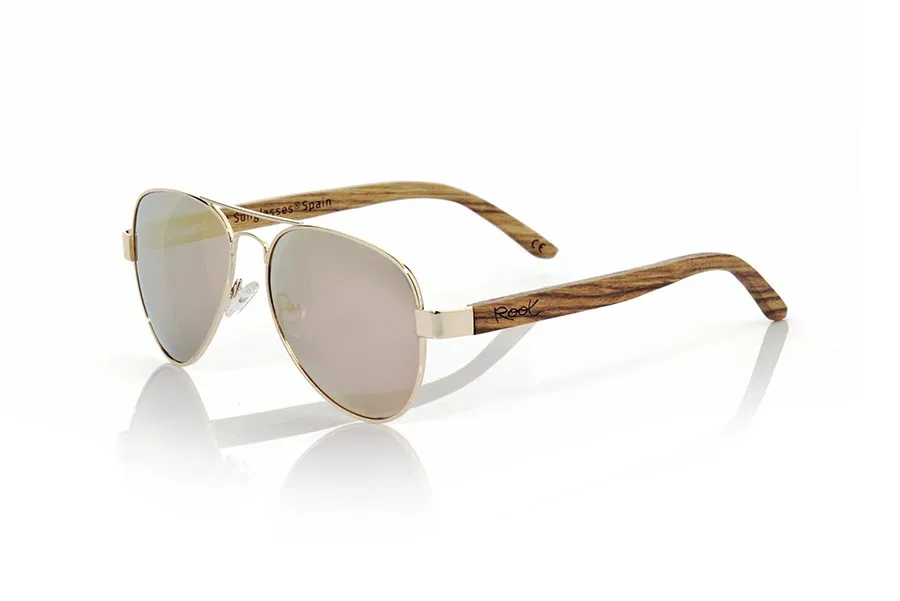 Gafas de Madera Natural de Zebrano modelo BERLIN - Venta Mayorista y Detalle | Root Sunglasses® 
