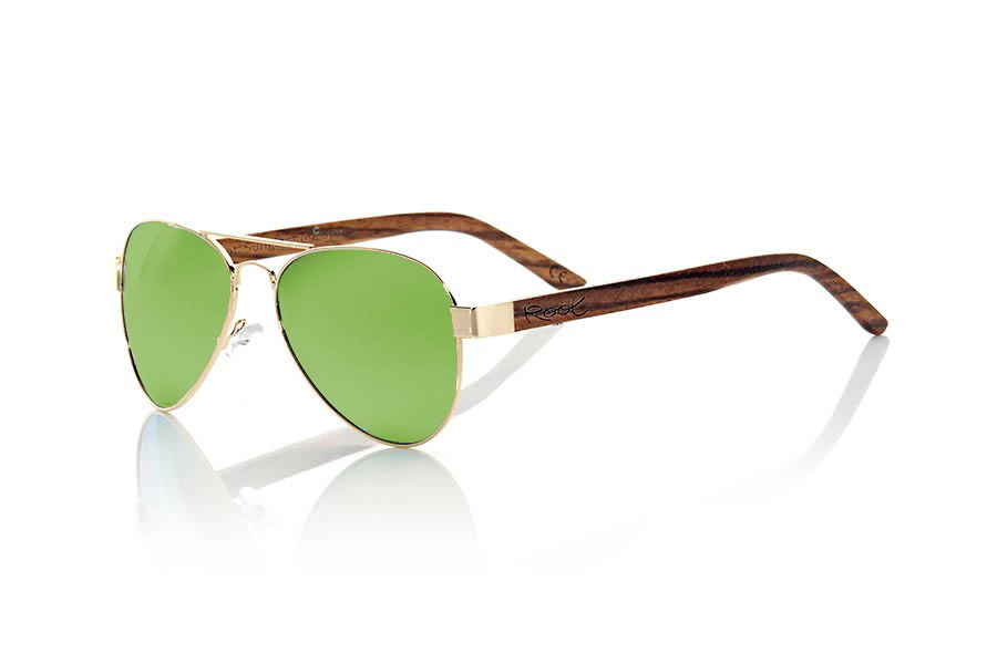 Gafas de Madera Natural de Zebrano modelo BERLIN - Venta Mayorista y Detalle | Root Sunglasses® 