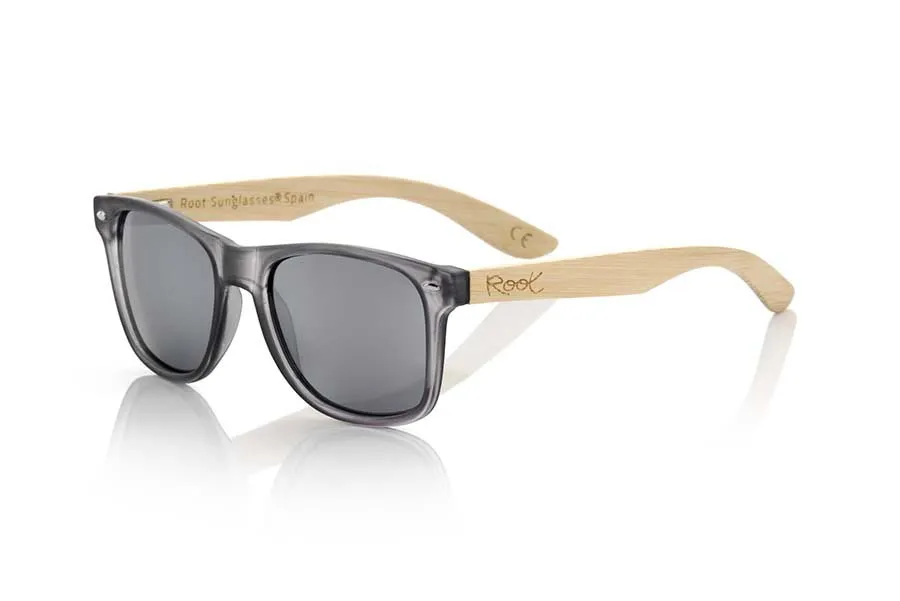 Wood eyewear of Bamboo modelo SUN GREY MX Wholesale & Retail | Root Sunglasses® 