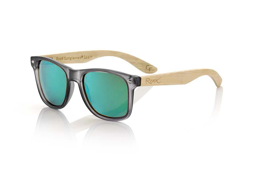 Wood eyewear of Bamboo modelo SUN GREY MX Wholesale & Retail | Root Sunglasses® 