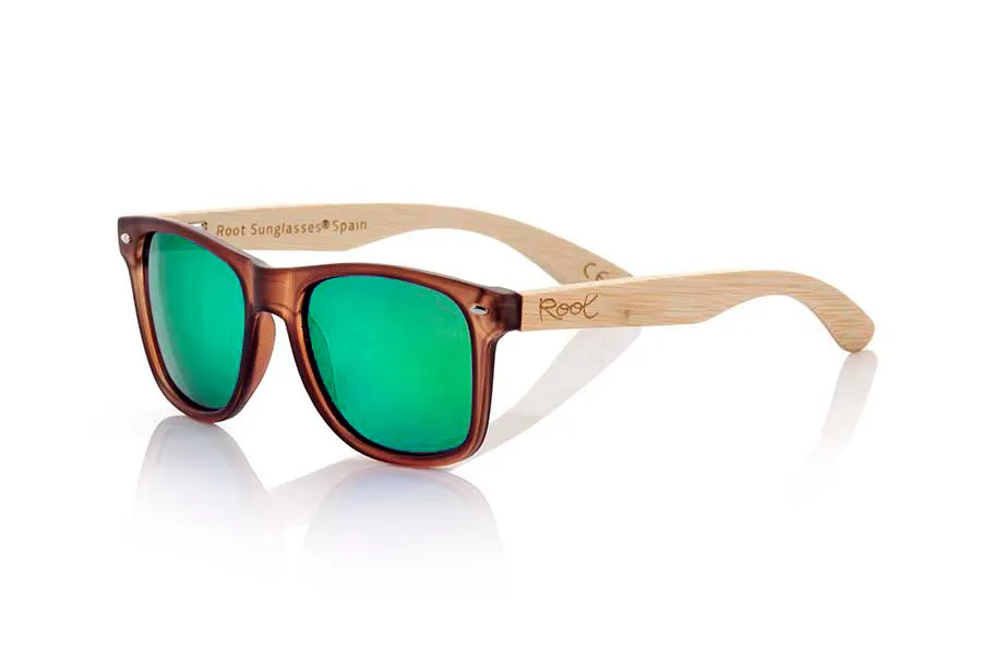Gafas de Madera Natural de Bambú modelo SUN BROWN MX - Venta Mayorista y Detalle | Root Sunglasses® 