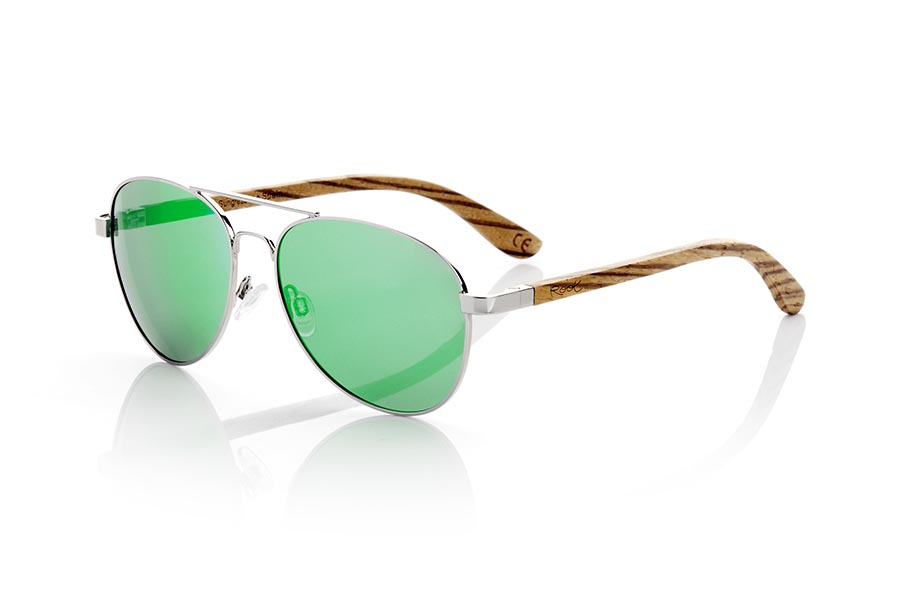 Gafas de Madera Natural de Zebrano modelo BONIN - Venta Mayorista y Detalle | Root Sunglasses® 