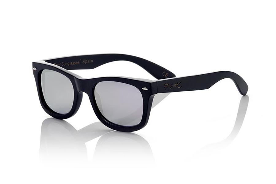 Wood eyewear of Bamboo modelo BLACKCAT II Wholesale & Retail | Root Sunglasses® 