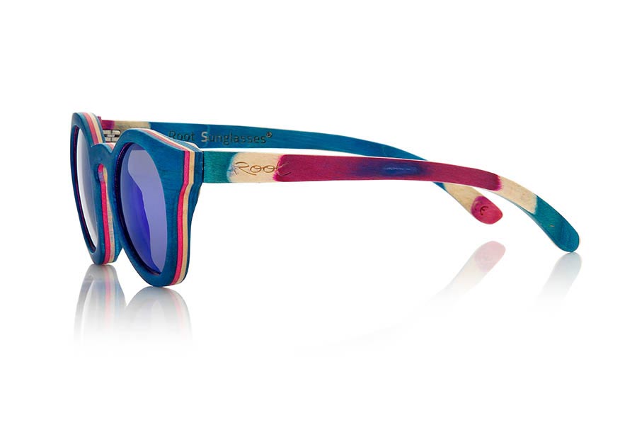 Wood eyewear of Skateboard DALI.  for Wholesale & Retail | Root Sunglasses® 