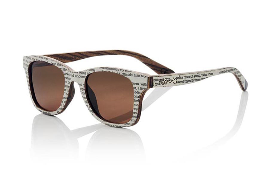Wood eyewear of Zebrano modelo SILOLI Wholesale & Retail | Root Sunglasses® 