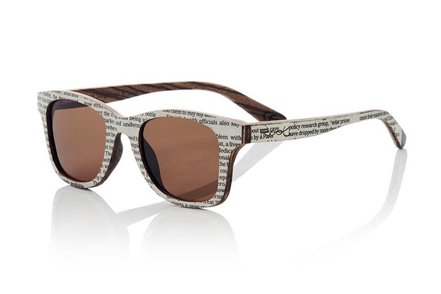 Gafas de Madera Natural de Zebrano modelo SILOLI | Root Sunglasses® 