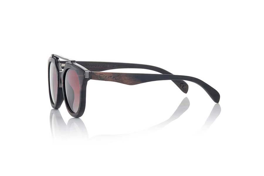 Wood eyewear of Ebony modelo TENERE Wholesale & Retail | Root Sunglasses® 