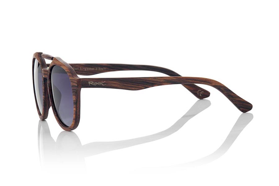 Wood eyewear of Mahogany modelo SAONA Wholesale & Retail | Root Sunglasses® 