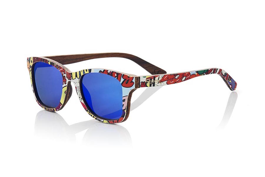 Wood eyewear of Zebrano modelo MARVEL Wholesale & Retail | Root Sunglasses® 
