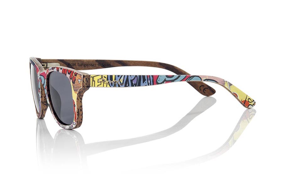 Wood eyewear of Zebrano modelo MARVEL Wholesale & Retail | Root Sunglasses® 