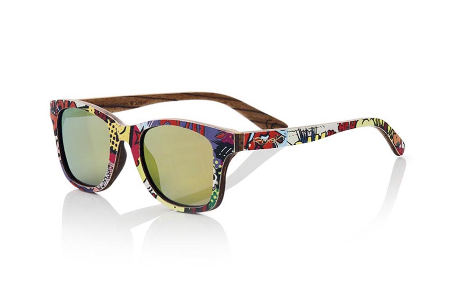 Gafas de Madera Natural de Zebrano modelo MARVEL - Venta Mayorista y Detalle | Root Sunglasses®