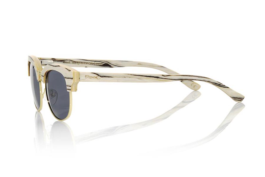 Gafas de Madera Natural de White Wood HAYMAN.  Venta al Por Mayor y Detalle | Root Sunglasses® 