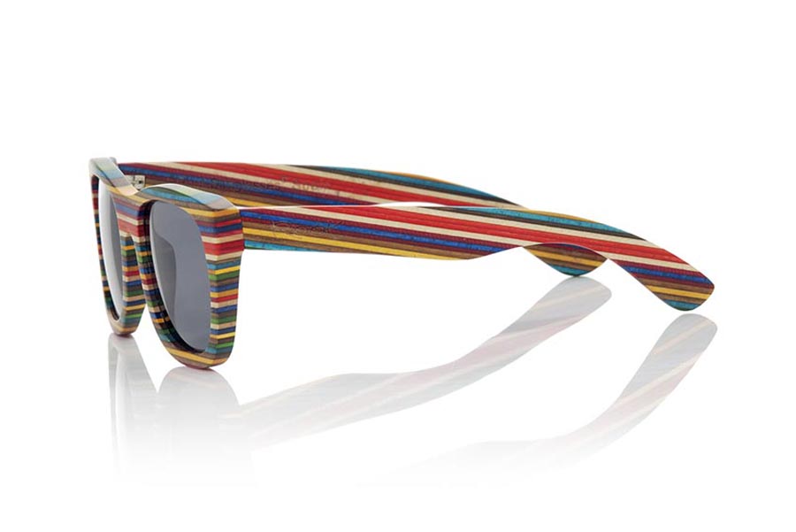 Wood eyewear of Skateboard modelo SANOOK | Root Sunglasses® 