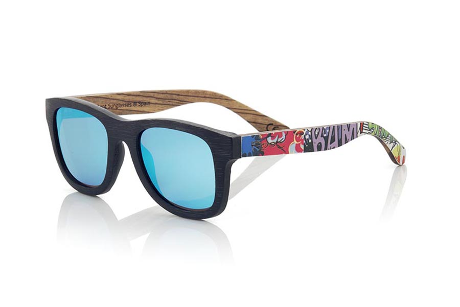 Wood eyewear of Bamboo modelo COMIC S Wholesale & Retail | Root Sunglasses® 