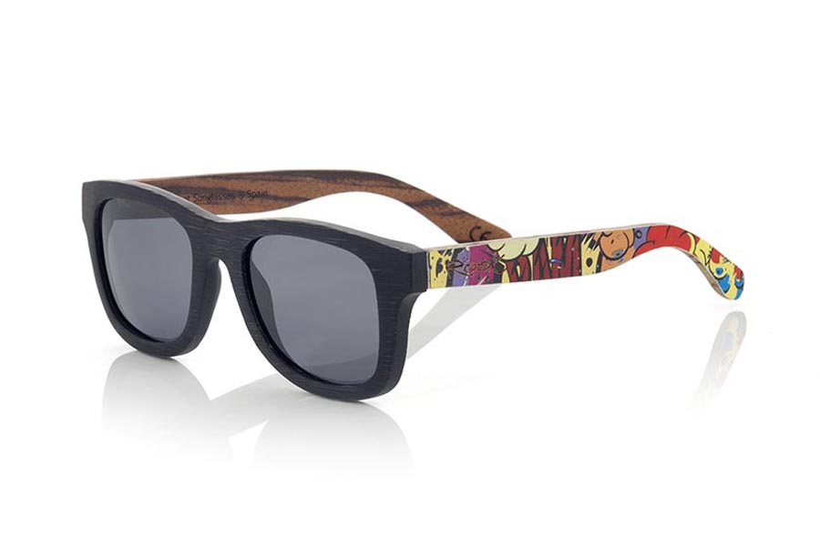 Wood eyewear of Bamboo modelo COMIC S Wholesale & Retail | Root Sunglasses® 