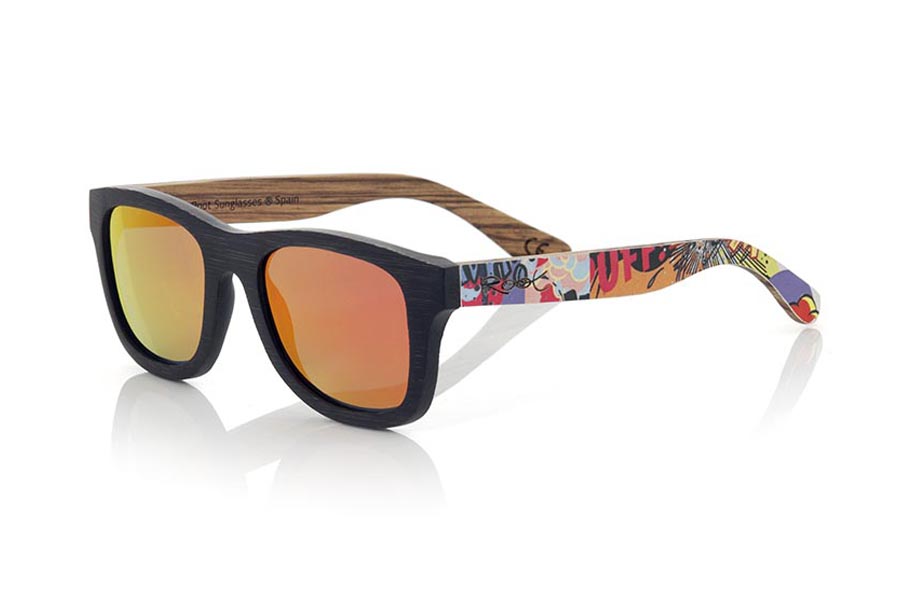 Wood eyewear of Bamboo modelo COMIC S Wholesale & Retail | Root Sunglasses® 