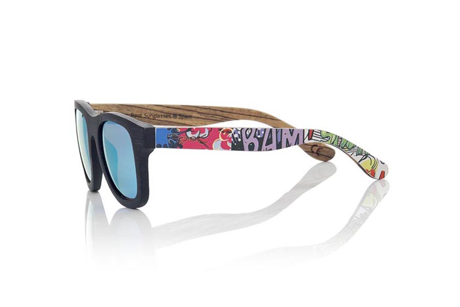 Wood eyewear of Bamboo modelo COMIC S Wholesale & Retail | Root Sunglasses® 