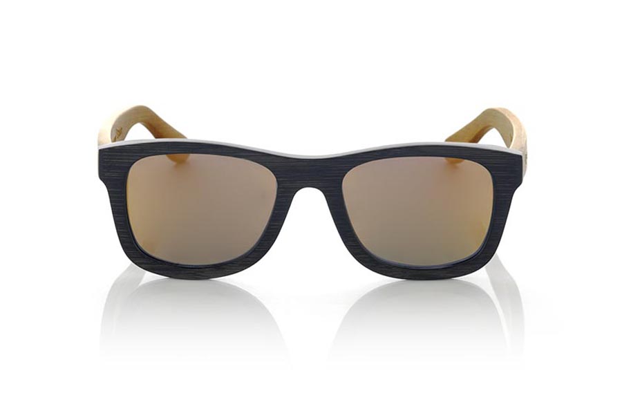 Gafas de Madera Natural de Bambú ONEGA. Las gafas de sol ONEGA están realizadas en madera de bambú combinando el frontal en bambú natural con un tintado negro con las varillas en bambú natural con un tintado AMARILLO, es una montura clásica de un tamaño que se adapta bien a todo tipo de caras tanto de hombres como de mujeres. Las ONEGA son una apuesta en AMARILLO que mantiene limpia tu mirada.  Medida frontal: 146x50x144mm Venta al Por Mayor y Detalle | Root Sunglasses® 