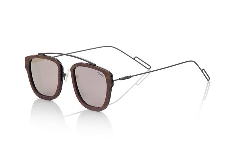 Wood eyewear of Black Walnut modelo LOMBOK Wholesale & Retail | Root Sunglasses® 