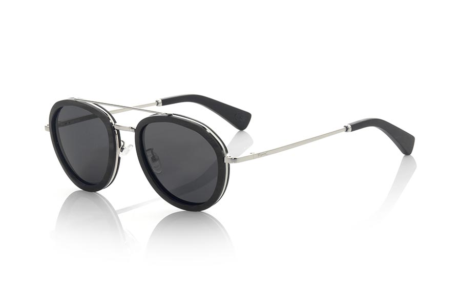 Wood eyewear of Ebony SAMED.  for Wholesale & Retail | Root Sunglasses® 