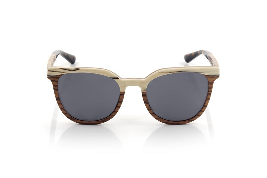 Wood eyewear of Zebrano modelo LAURE Wholesale & Retail | Root Sunglasses® 