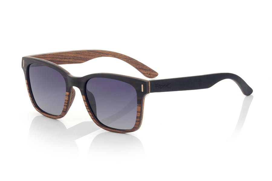 Gafas de Madera Natural de mpingo modelo LOREA | Root Sunglasses® 