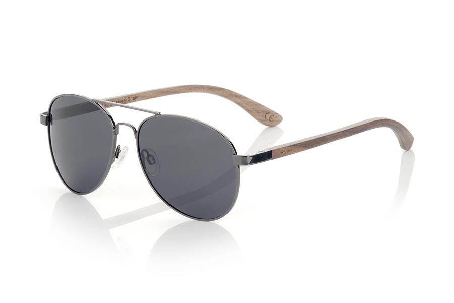 Wood eyewear of Zebrano modelo MUNCHEN Wholesale & Retail | Root Sunglasses® 