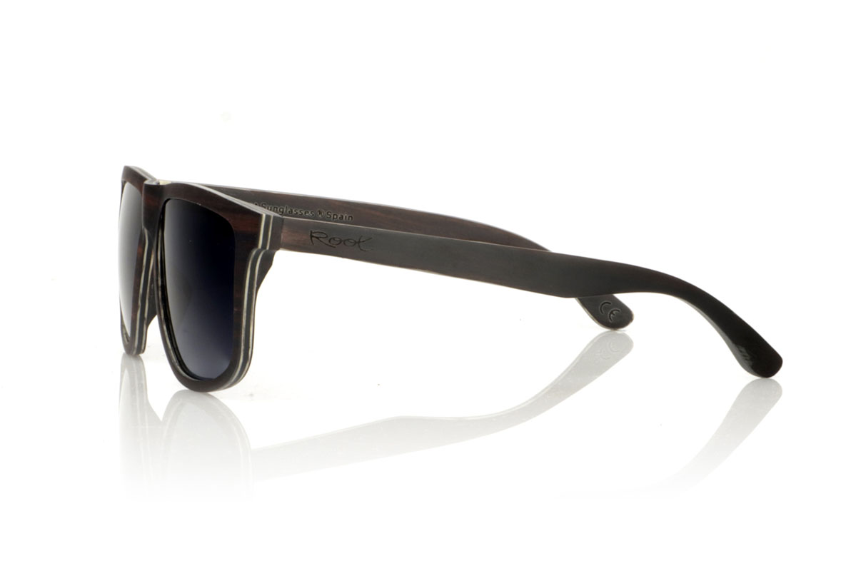 Wood eyewear of Ebony modelo RAMONE Wholesale & Retail | Root Sunglasses® 