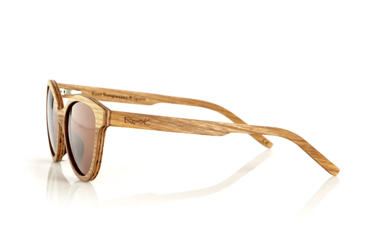 Gafas de Madera Natural de Walnut modelo CATHY - Venta Mayorista y Detalle | Root Sunglasses® 