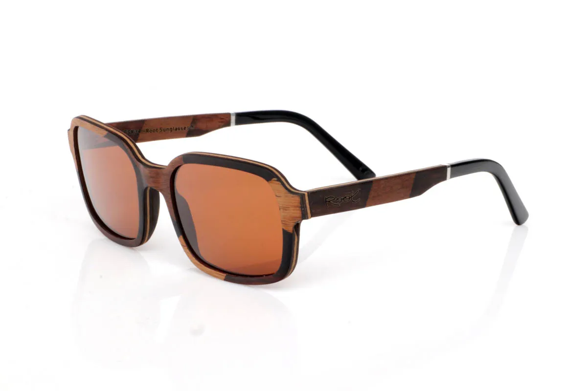Gafas de Madera Natural de Ébano modelo LENNY - Venta Mayorista y Detalle | Root Sunglasses® 