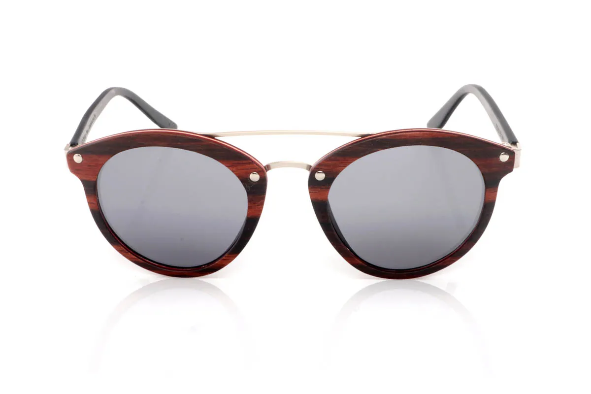 Gafas de Madera Natural de Ébano modelo IQUAD - Venta Mayorista y Detalle | Root Sunglasses® 