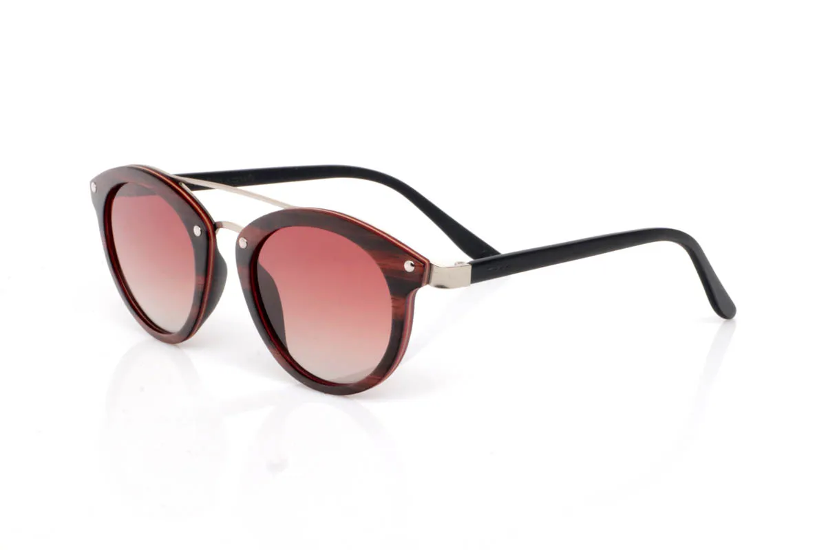 Gafas de Madera Natural de Ébano modelo IQUAD - Venta Mayorista y Detalle | Root Sunglasses® 