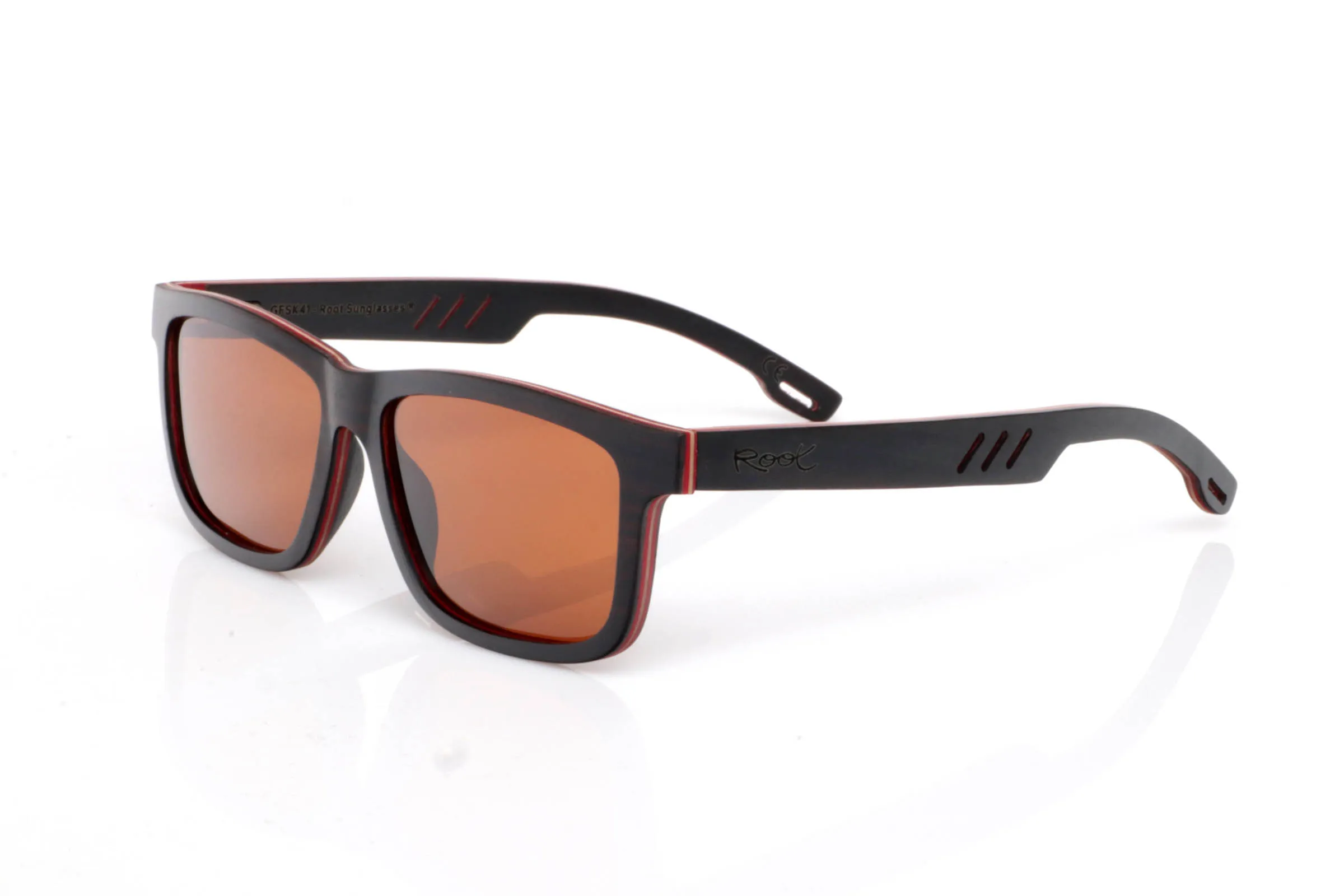 Gafas de Madera Natural de Ébano modelo ANGEL - Venta Mayorista y Detalle | Root Sunglasses® 