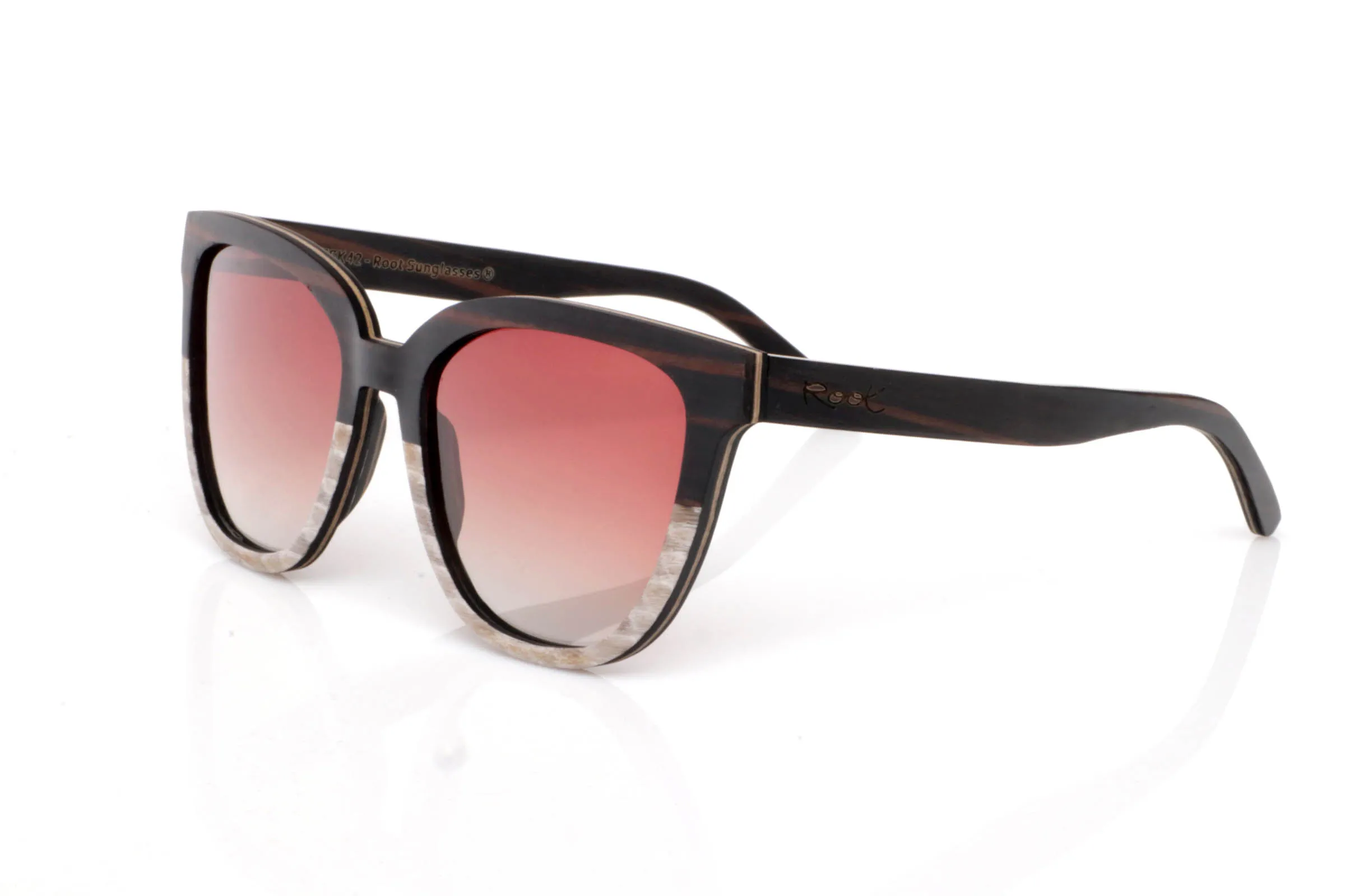 Gafas de Madera Natural de Ébano modelo PALM - Venta Mayorista y Detalle | Root Sunglasses® 