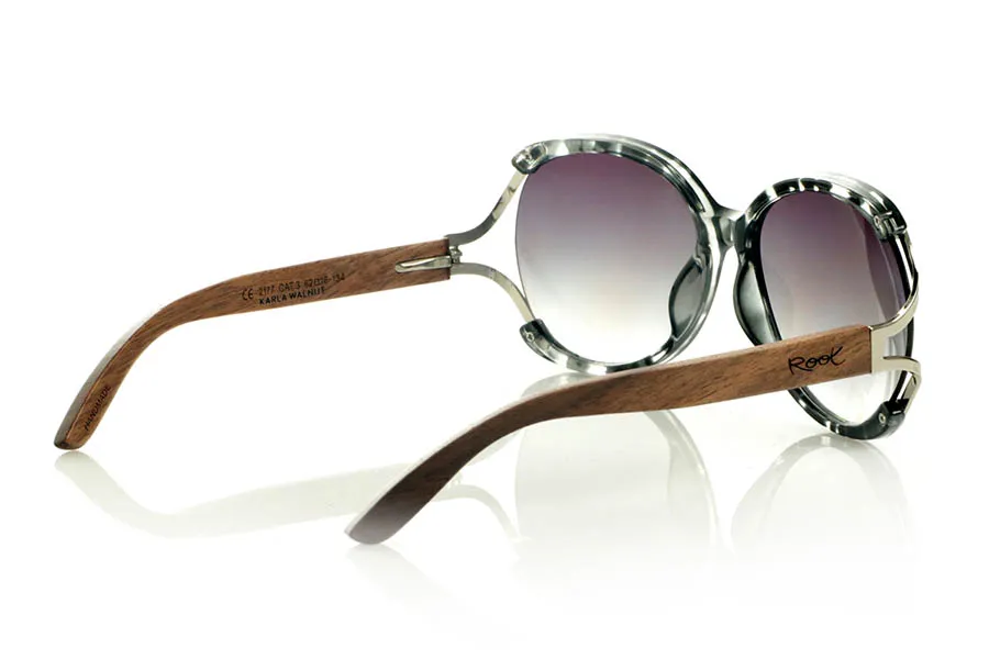 Gafas de Madera Natural de Walnut modelo KARLA - Venta Mayorista y Detalle | Root Sunglasses® 