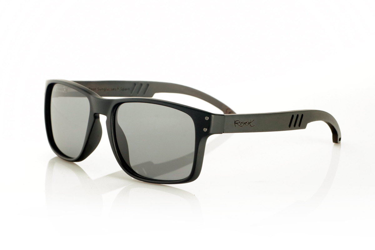 Wood eyewear of Ebony MATT.  for Wholesale & Retail | Root Sunglasses® 