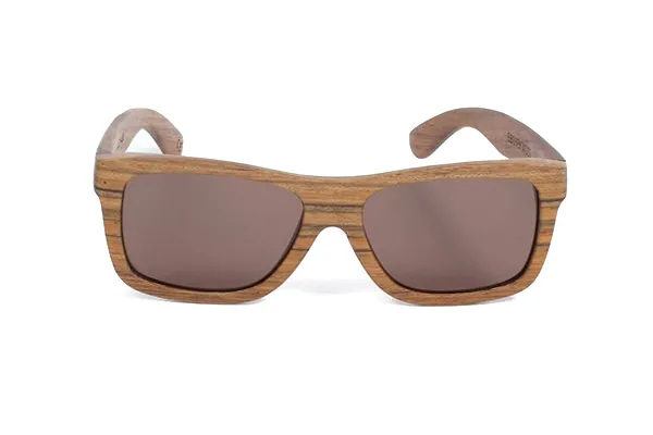 Gafas de Madera Natural de Zebrano BAOBAB.  Venta al Por Mayor y Detalle | Root Sunglasses® 