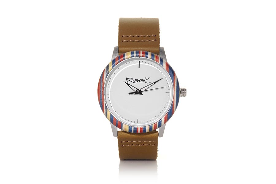 Reloj de Madera Laminada modelo NADINA - Venta Mayorista y Detalle | Root® Watches 