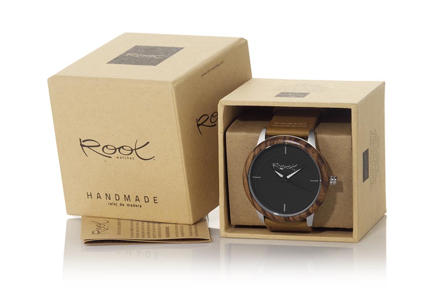 Eco Watch made of Zebrano DKNOW...  for Wholesale & Retail | Root® Watches 