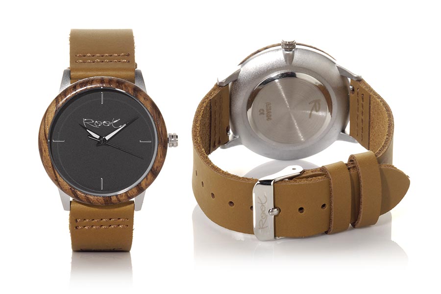 Eco Watch made of Zebrano DKNOW...  for Wholesale & Retail | Root® Watches 