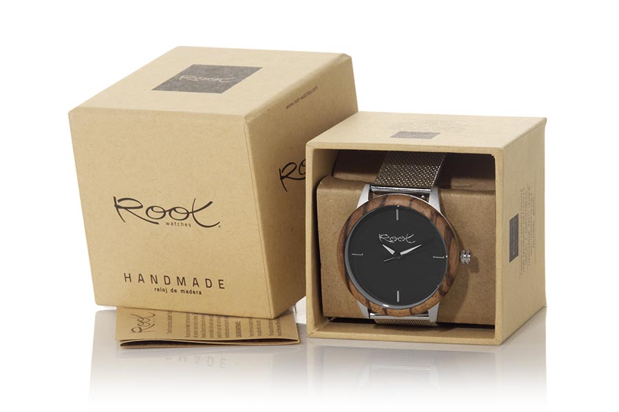 Reloj de Madera Zebrano DAND...  Venta al Por Mayor y Detalle | Root® Watches 