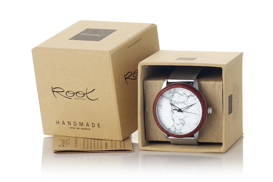Reloj de Madera rosewood modelo MARB1 | Root® Watches 