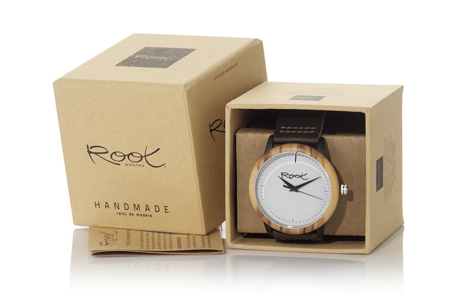 Reloj de Madera Roble MICHAEL...  Venta al Por Mayor y Detalle | Root® Watches 