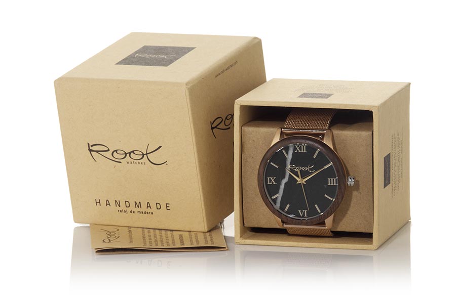 Reloj de Madera Walnut modelo MARB2 - Venta Mayorista y Detalle | Root® Watches 