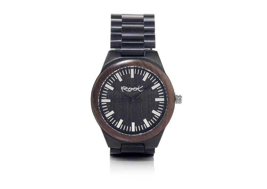 Eco Watch made of ebony modelo BLACK ELEGANCE.  | Root® Watches 