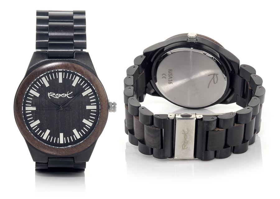 Eco Watch made of ebony BLACK ELEGANCE...  for Wholesale & Retail | Root® Watches 