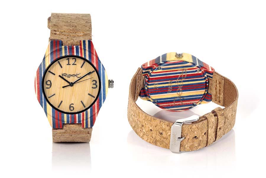 Reloj de Madera Laminada ISLA...  Venta al Por Mayor y Detalle | Root® Watches 