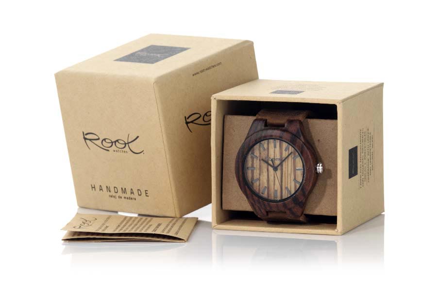 Reloj de Madera Zebrano TERRA...  Venta al Por Mayor y Detalle | Root® Watches 