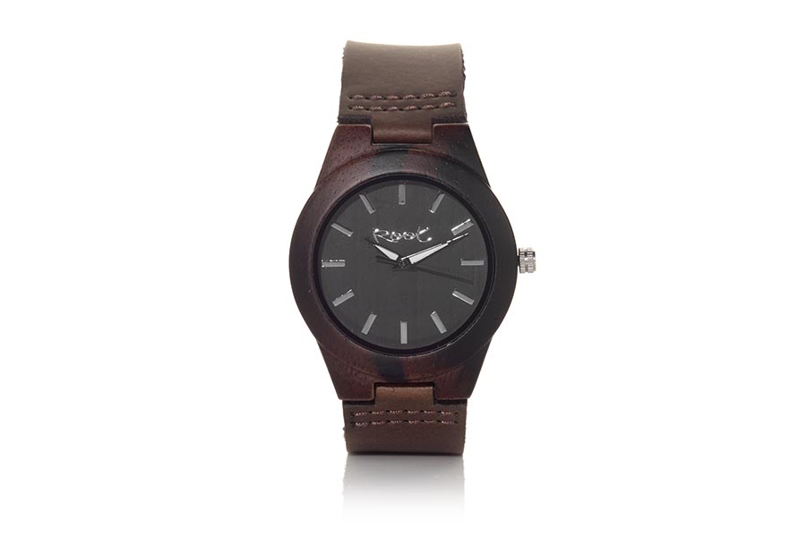 Reloj de Madera Ébano ZAMBIA...  Venta al Por Mayor y Detalle | Root® Watches 