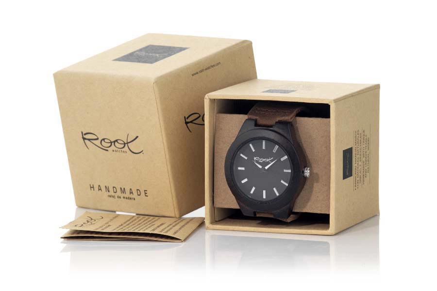 Reloj de Madera Ébano ZAMBIA...  Venta al Por Mayor y Detalle | Root® Watches 